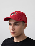 Бейсболка AMERICAN NEEDLE арт. 41152A-CAH Carolina Hurricanes Raglan Bones NHL (красный)